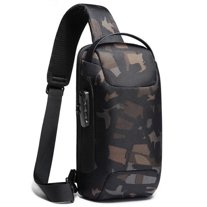 Mochila Masculina Esportiva Impermeável Reforçada Antifurto